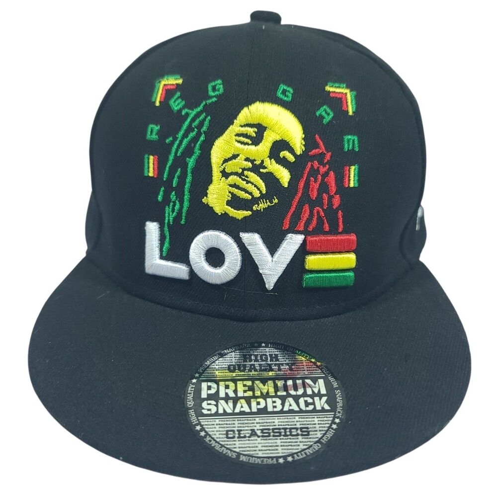 Bob Marley Reggae Love One Love Rasta,  Jamaica Hat Cap Beanie Max head gear NEW